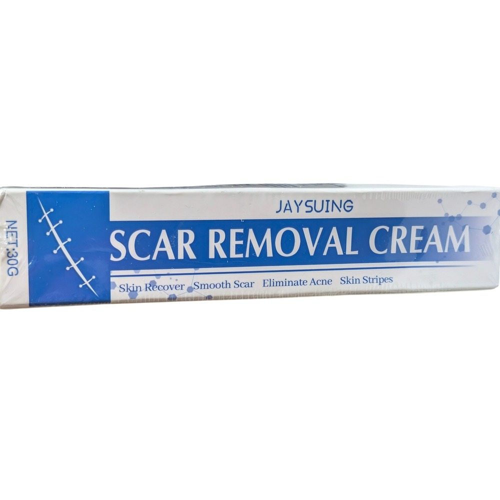 Jaysuing Scar Removal Cream 30g Skin Recovery Smooth Acne Scars Stripes Gel NIB